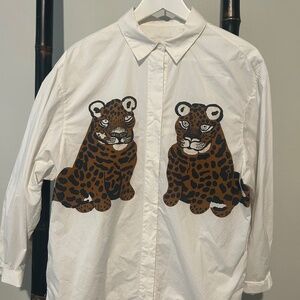 Marimekko Griste Kaksoset collared shirt